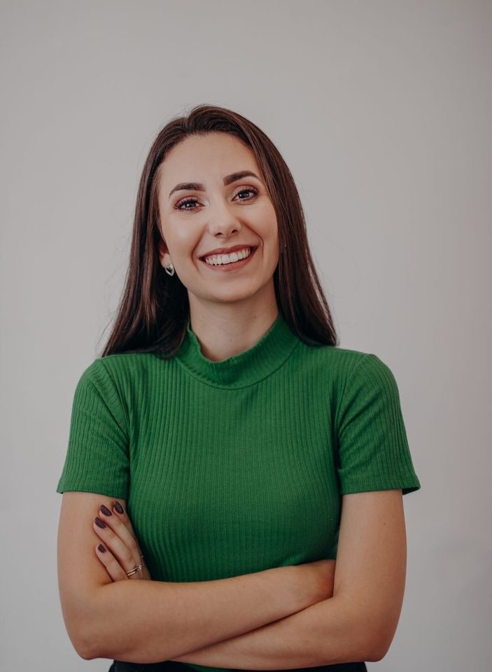Kauane Leite, influenciadora assessorada pela Bertoluchi